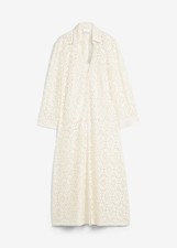 Spitzenbluse Gr. 50 Naturweiß