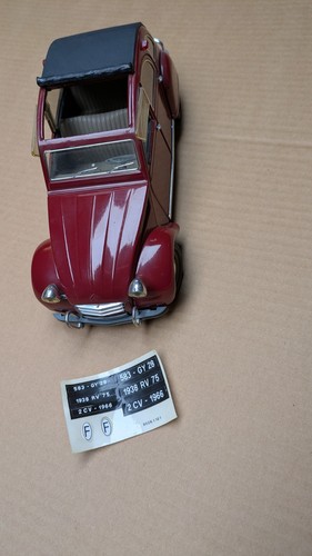 Citroen modell 1 17 - citroen, cv