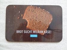 MILRAM Frühstücksbrettchen Schneidebrett Brotbrettchen Werbeartikel
