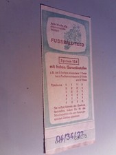 Alter Lottoschein DDR