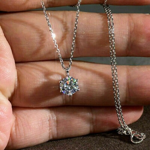 2ct rund künstlicher diamant - rund,