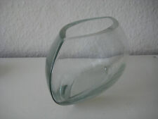 OVALE MASSIVE KRISTAL - GLAS - VASE - MODERNES DESIGN -