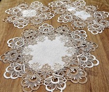 Tischdecke mit spitze - tischdecke,