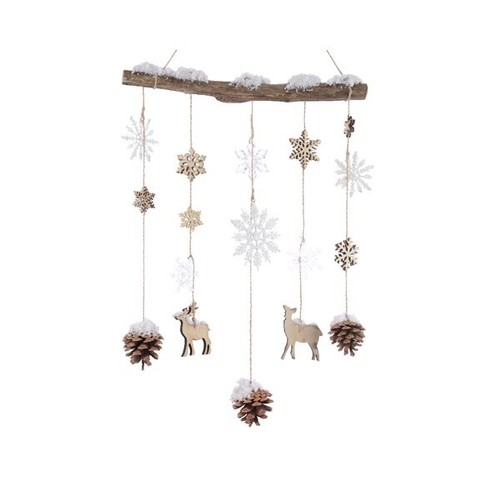 Deko hänger winterzauber - winterzauber, holz