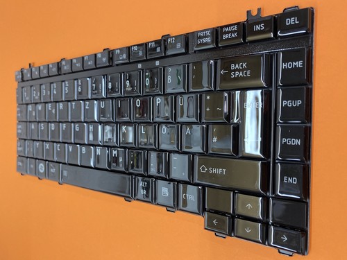 Schwarz glänzend tastatur - de,