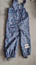 Blaue Kinder Matschhose Regenhose Größe 92 (Topomini Ernsting´s Family)
