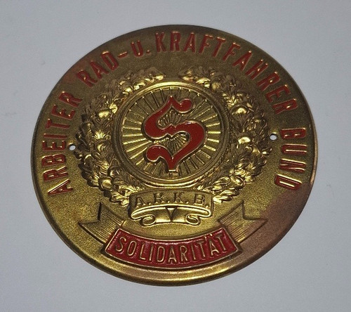 Alte plakette arbeiter - plakette, "