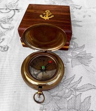 3 Zoll Antik Messing Kompass