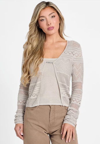 Guess eco damen - guess, strickjacke