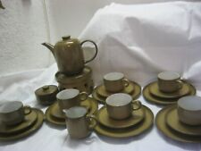 Melitta Friesland Kaffeeservice Ceracron Heidelberg Effect braun 6 Personen komp