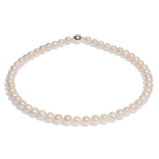 Perlenkette mit Silber