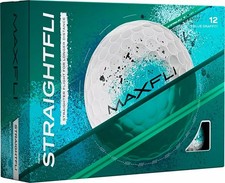 Neue Maxfli StraightFli Golfbälle - weiß 12er Pack