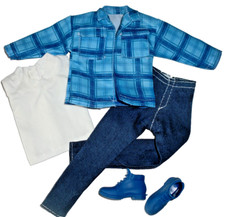 %***Schöne Barbie Ken Kleidung*Jacke*Shirt*Hose*Schuhe***%