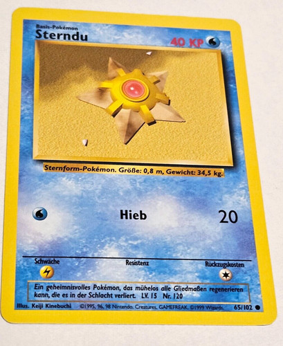 Pokemon karte sterndu 65 102 - pokemon,