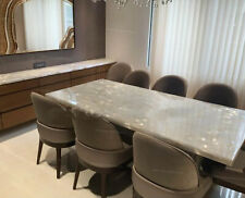 Stein Esstisch Selenit Theke