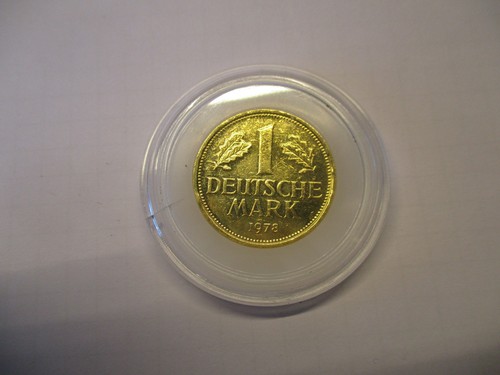 Deutsche mark vergoldet - dm,