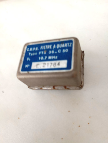 Quarzfilter mhz typ - mhz,, fts