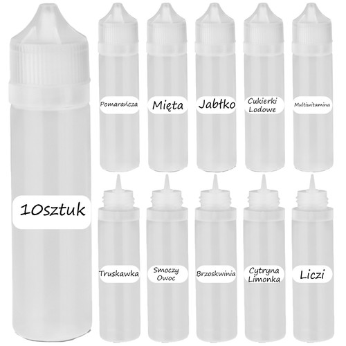 Plastik flaschen 60ml - 10er, set