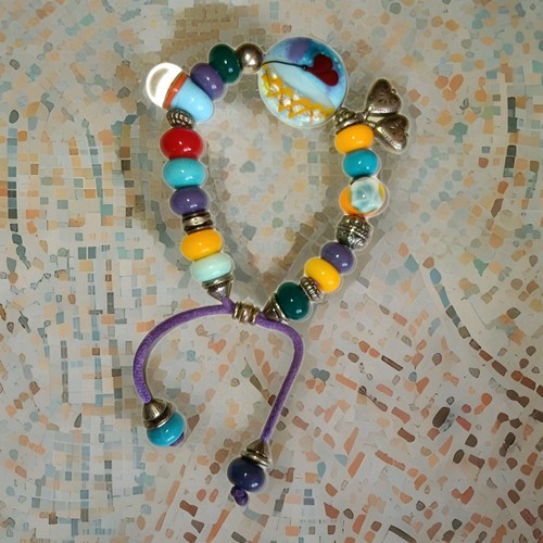 Glasperlenarmband muranoglas - glasperlenarmband,