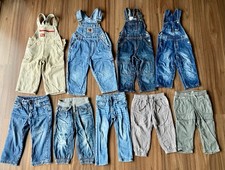 9x Kinder Hosen Gr. 86/92 Jeans Latzhose Cord Thermo H&M Tchibo Lupilu Impidimpi