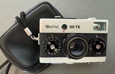 Rollei 35 TE Kleinbildkamera Silber mit Tasche Objektiv Tessar 3,5/40mm. Top Z. 