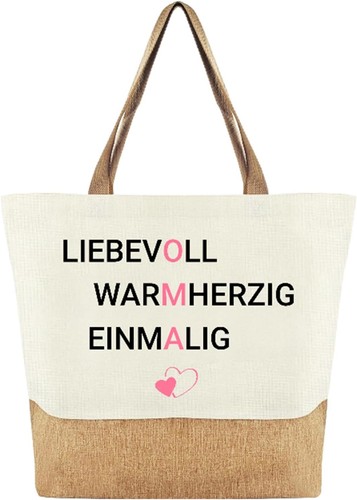 Jute tasche shopper mit - tasche,