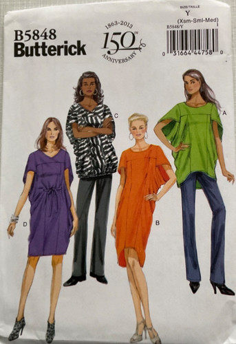 Butterick schnittmuster b5848 - schnittmuster,