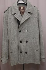 ✅ Smog ® Trenchcoat, Kurzmantel,  Gr. M mit Wolle