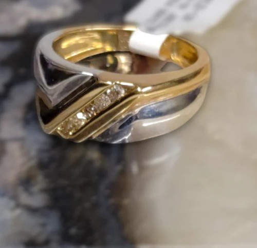 Vintage 10k bicolor - vintage, gold