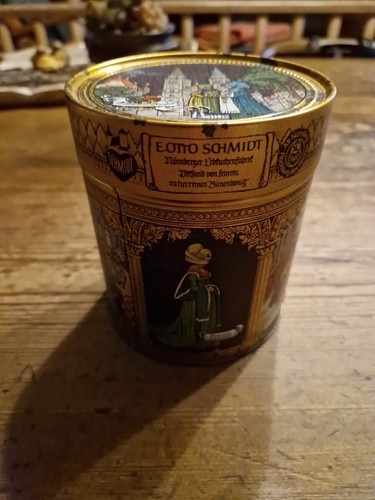 Alte blechdose otto - e.otto, schmidt