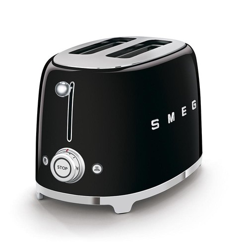 Smeg tsf01bleu schwarz toaster - schwarz,
