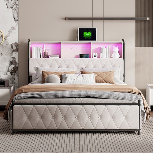 Doppelbett 160x200 mit led - 160x200,