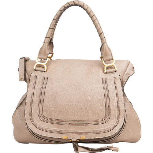Chloé grained calfskin marcie - grained,