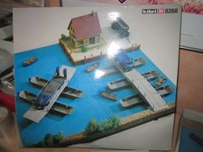 Kibri Modelbausatz 8268  THW mit Fahrzeugen Brückenbau      H0