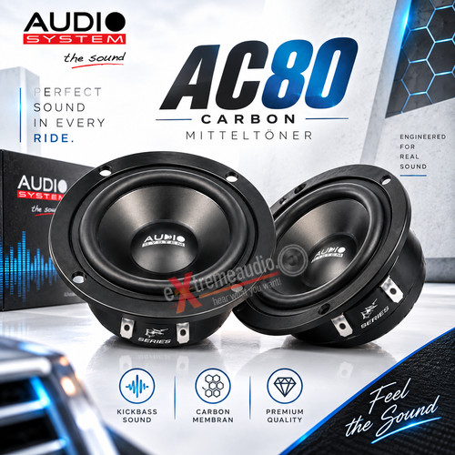 Audio system ac80 - ac80, carbon