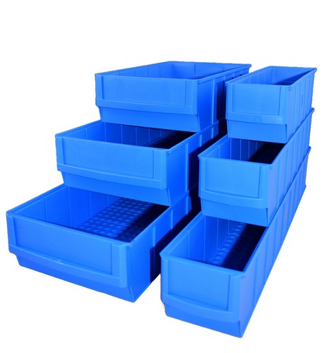 Industrieboxen blau regalbox - blau,