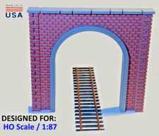 HO Scale Red Brick Single