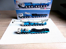 Kibri HO Breuer Kran auf Reisen m.   Schwertransporter,LTM 1400