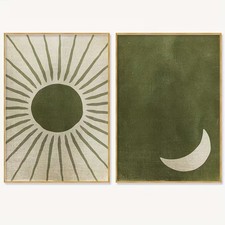 Leinwanddrucke  Mond Sonne