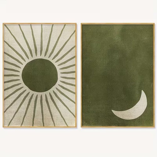 Leinwanddrucke mond sonne - ,