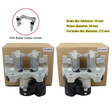 2x Hinten Elektrisch Bremssattel w/Stellmotor For VW Golf 7 Touran II Audi A3 8V