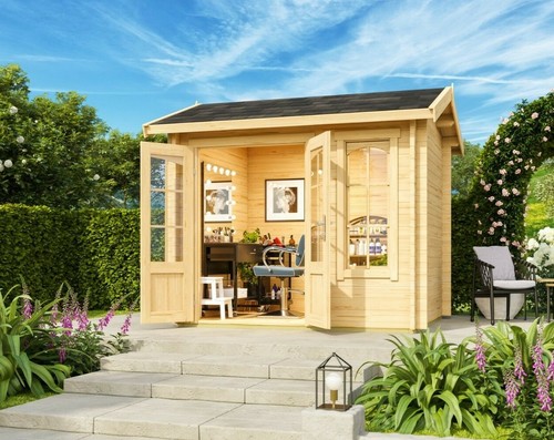 Gartenhaus blockhaus alex - gartenhaus, mini