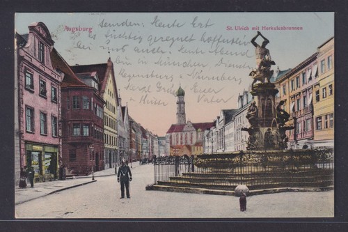 Ansichtskarte augsburg bayern - ansichtskarte,