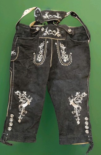 Herren trachtenlederhose mit - herren,