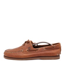 Timberland Herren A2322 Schuhe Braun Leder Rutschfeste Sohle Bootsschuhe EU 45