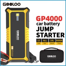 🔥GOOLOO 4000A Auto starthilfe Jump Starter PowerBank Ladegerät Tragbar 24000mAh