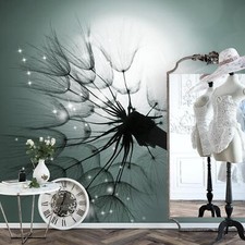 Fototapete Pusteblume Sonne Wohnzimmer Schlafzimmer Türkis Vlies Tapete 9501b