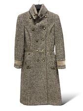 Marke: Dolce & Gabbana D+G Mantel Größe 44/XS Vintage  Samt Tweed wie Neu