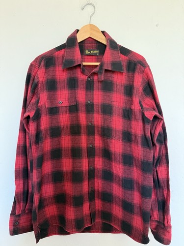 Pike brothers hemd flannel - flannel, red