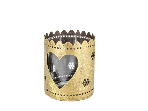 Goldener weihnachtsleuchter - weihnachtsleuchter,